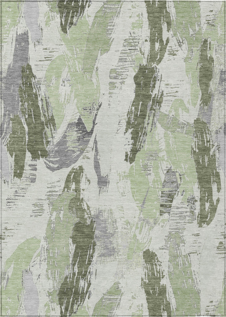 Piper Looms Chantille Modern ACN1596 Aloe Machine Washable Area Rug main image