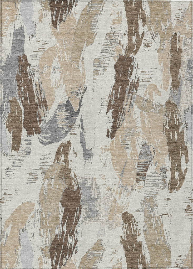 Piper Looms Chantille Modern ACN1598 Ivory Machine Washable Area Rug main image