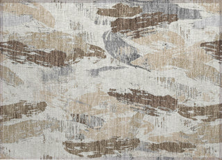 Piper Looms Chantille Modern ACN1598 Ivory Machine Washable Area Rug Scatter Main Image