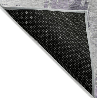 Piper Looms Chantille Modern ACN1599 Lavender Machine Washable Area Rug Backing Image