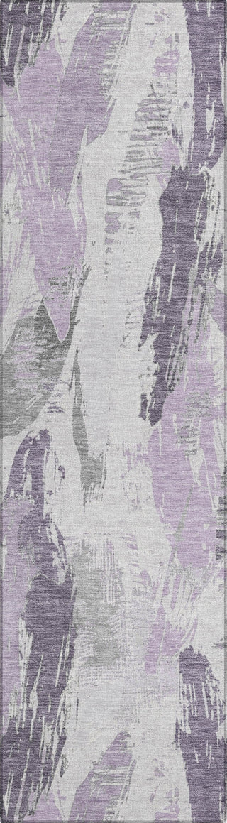 Piper Looms Chantille Modern ACN1599 Lavender Machine Washable Area Rug Runner Main Image