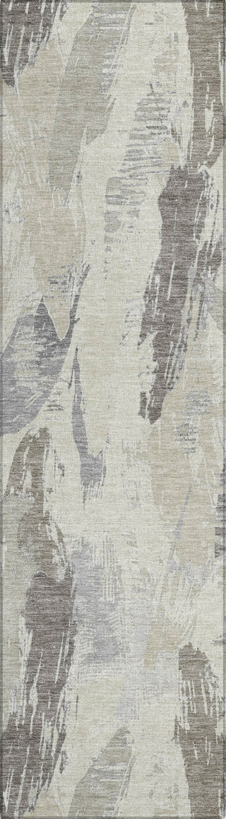 Piper Looms Chantille Modern ACN1602 Taupe Machine Washable Area Rug Runner Main Image