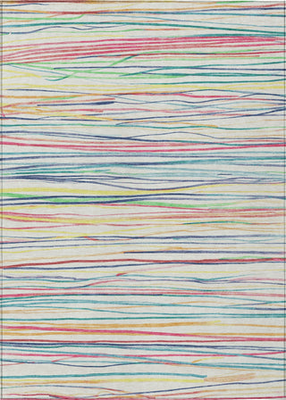 Piper Looms Chantille Stripes ACN1604 Ivory Machine Washable Area Rug main image