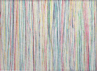 Piper Looms Chantille Stripes ACN1604 Ivory Machine Washable Area Rug Scatter Main Image