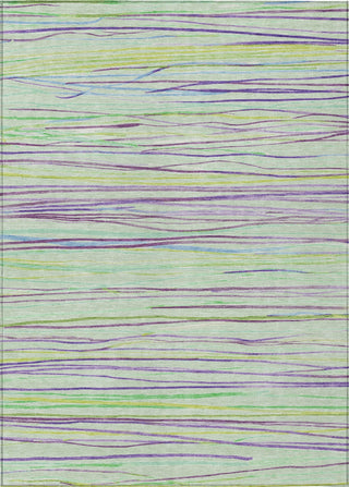 Piper Looms Chantille Stripes ACN1606 Mint Machine Washable Area Rug main image