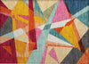 Piper Looms Chantille Geometric ACN1611 Orange Machine Washable Area Rug Scatter Main Image
