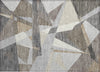 Piper Looms Chantille Geometric ACN1613 Taupe Machine Washable Area Rug Scatter Main Image