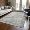 Piper Looms Chantille Waves ACN1617 Taupe Machine Washable Area Rug Lifestyle Image Feature