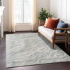 Piper Looms Chantille Waves ACN1617 Taupe Machine Washable Area Rug Lifestyle Image Feature