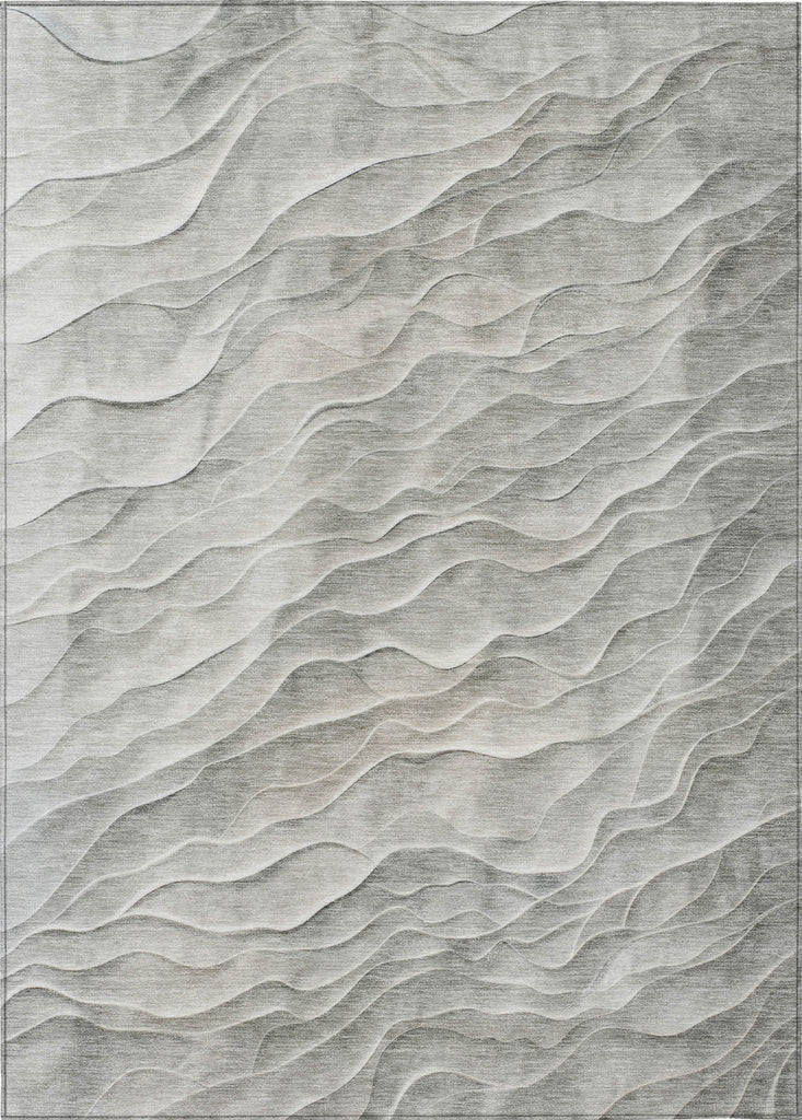 Piper Looms Chantille Waves ACN1617 Taupe Machine Washable Area Rug main image