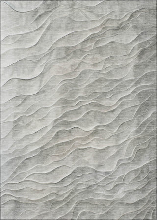 Piper Looms Chantille Waves ACN1617 Taupe Machine Washable Area Rug main image