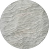 Piper Looms Chantille Waves ACN1617 Taupe Machine Washable Area Rug Round Main Image