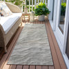 Piper Looms Chantille Waves ACN1617 Taupe Machine Washable Area Rug Runner Outdoor Lifestyle Image Feature