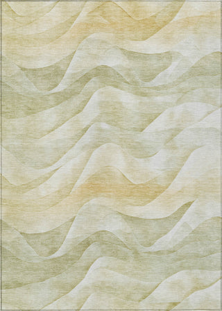 Piper Looms Chantille Waves ACN1619 Aloe Machine Washable Area Rug main image