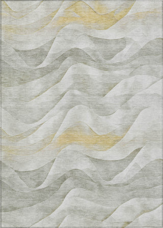 Piper Looms Chantille Waves ACN1622 Silver Machine Washable Area Rug main image