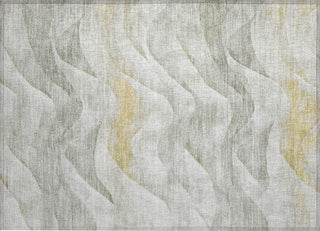 Piper Looms Chantille Waves ACN1622 Silver Machine Washable Area Rug Scatter Main Image