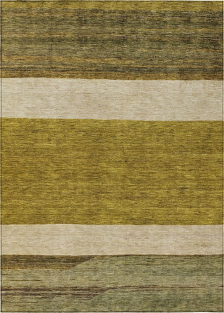 Piper Looms Chantille Stripes ACN1624 Gold Machine Washable Area Rug main image