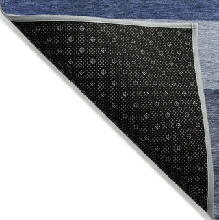 Piper Looms Chantille Stripes ACN1624 Navy Machine Washable Area Rug Backing Image