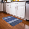 Piper Looms Chantille Stripes ACN1624 Navy Machine Washable Area Rug Scatter Lifestyle Image Feature
