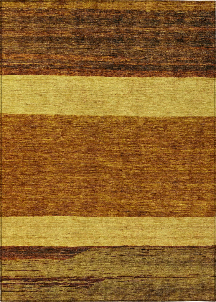 Piper Looms Chantille Stripes ACN1624 Terracotta Machine Washable Area Rug main image