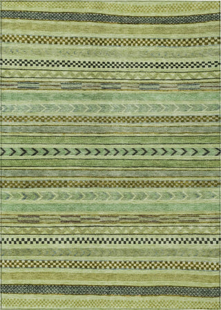 Piper Looms Chantille Stripes ACN1625 Aloe Machine Washable Area Rug main image