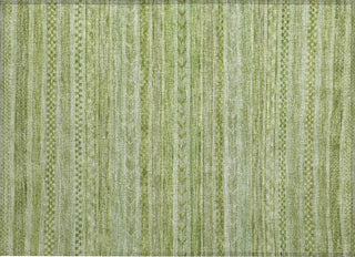 Piper Looms Chantille Stripes ACN1625 Cactus Machine Washable Area Rug Scatter Main Image