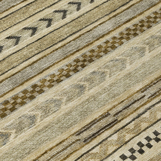 Piper Looms Chantille Stripes ACN1625 Chocolate Machine Washable Area Rug Swatch Image