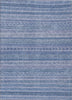 Piper Looms Chantille Stripes ACN1625 Denim Machine Washable Area Rug main image