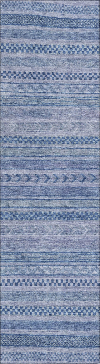 Piper Looms Chantille Stripes ACN1625 Denim Machine Washable Area Rug Runner Main Image