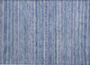 Piper Looms Chantille Stripes ACN1625 Denim Machine Washable Area Rug Scatter Main Image