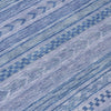 Piper Looms Chantille Stripes ACN1625 Denim Machine Washable Area Rug Swatch Image