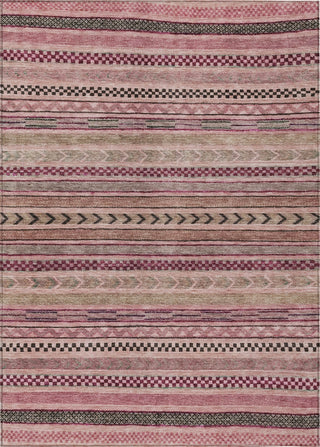 Piper Looms Chantille Stripes ACN1625 Pink Machine Washable Area Rug main image