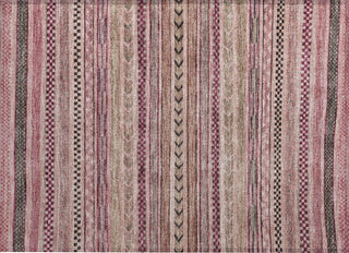 Piper Looms Chantille Stripes ACN1625 Pink Machine Washable Area Rug Scatter Main Image