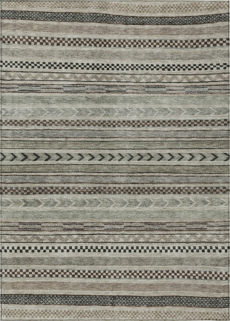 Piper Looms Chantille Stripes ACN1625 Taupe Machine Washable Area Rug main image
