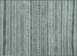 Piper Looms Chantille Stripes ACN1625 Teal Machine Washable Area Rug Scatter Main Image