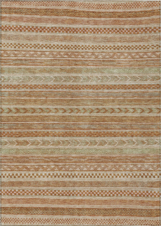 Piper Looms Chantille Stripes ACN1625 Terracotta Machine Washable Area Rug main image