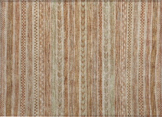 Piper Looms Chantille Stripes ACN1625 Terracotta Machine Washable Area Rug Scatter Main Image