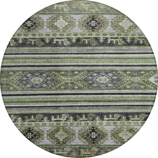 Piper Looms Chantille Global ACN1626 Fern Machine Washable Area Rug Round Main Image