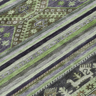 Piper Looms Chantille Global ACN1626 Fern Machine Washable Area Rug Swatch Image
