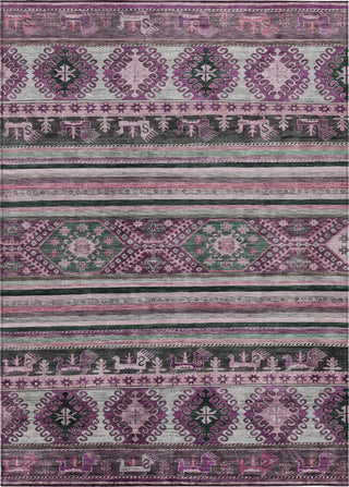 Piper Looms Chantille Global ACN1626 Purple Machine Washable Area Rug main image