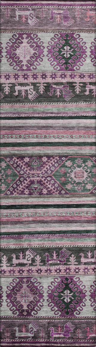 Piper Looms Chantille Global ACN1626 Purple Machine Washable Area Rug Runner Main Image