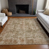 Piper Looms Chantille Modern ACN1627 Beige Machine Washable Area Rug Lifestyle Image Feature
