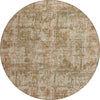 Piper Looms Chantille Modern ACN1627 Beige Machine Washable Area Rug Round Main Image