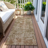 Piper Looms Chantille Modern ACN1627 Beige Machine Washable Area Rug Runner Outdoor Lifestyle Image Feature