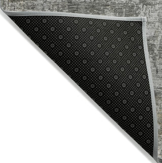 Piper Looms Chantille Modern ACN1627 Pewter Machine Washable Area Rug Backing Image