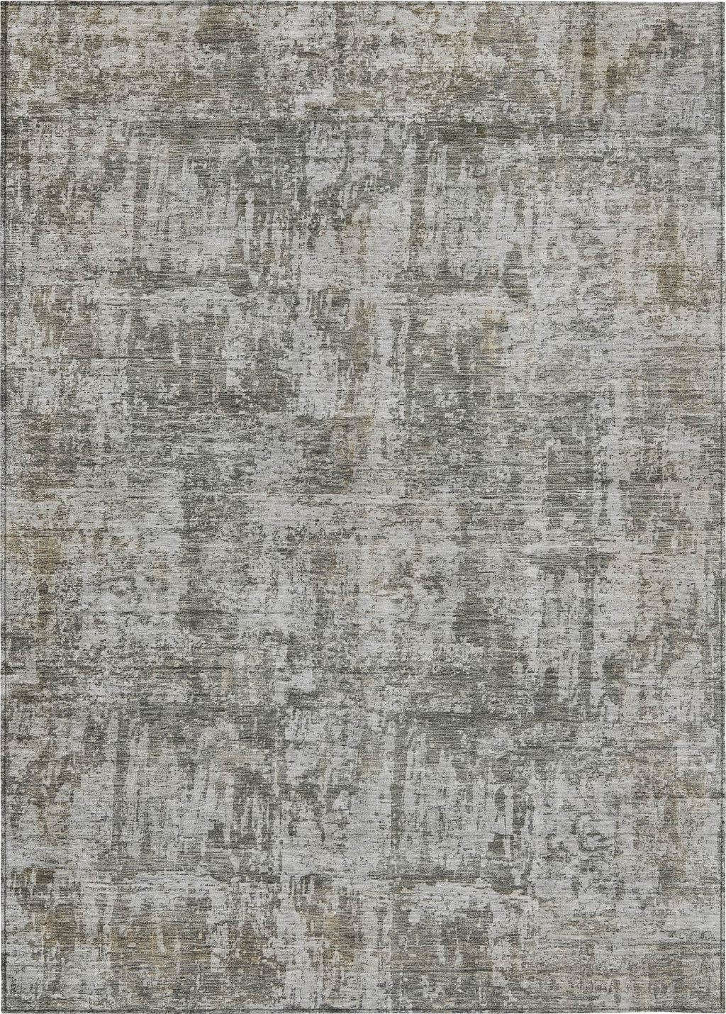 Piper Looms Chantille Modern ACN1627 Pewter Machine Washable Area Rug ...