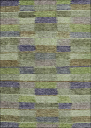 Piper Looms Chantille Stripes ACN1628 Aloe Machine Washable Area Rug main image