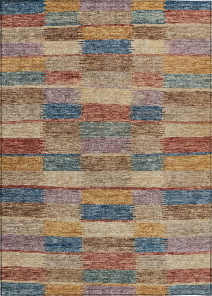 Piper Looms Chantille Stripes ACN1628 Beige Machine Washable Area Rug main image