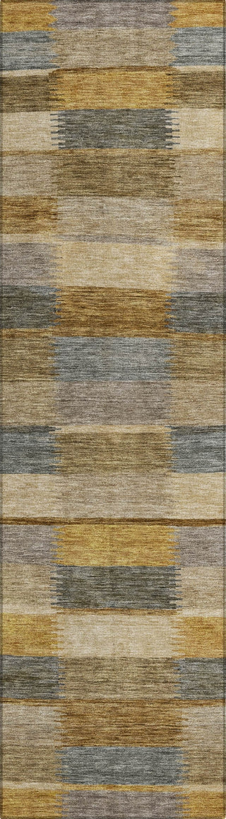 Piper Looms Chantille Stripes ACN1628 Brown Machine Washable Area Rug Runner Main Image