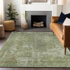 Piper Looms Chantille Global ACN1629 Aloe Machine Washable Area Rug Lifestyle Image Feature